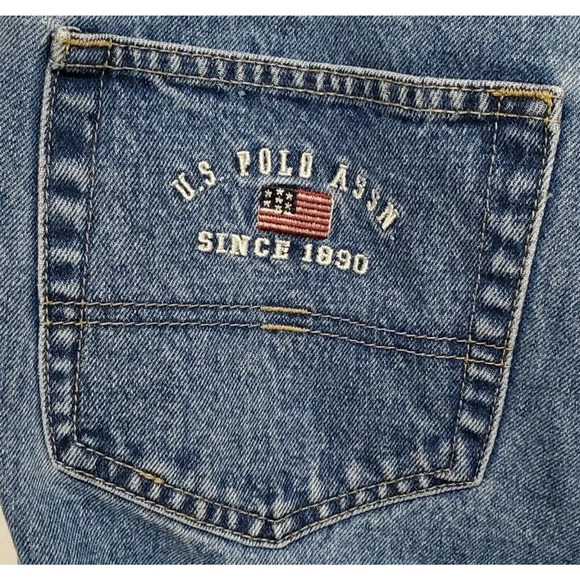 VTG U.S. Polo Assn Men Blue Relax Fit Loose Fit - Picture 9 of 9